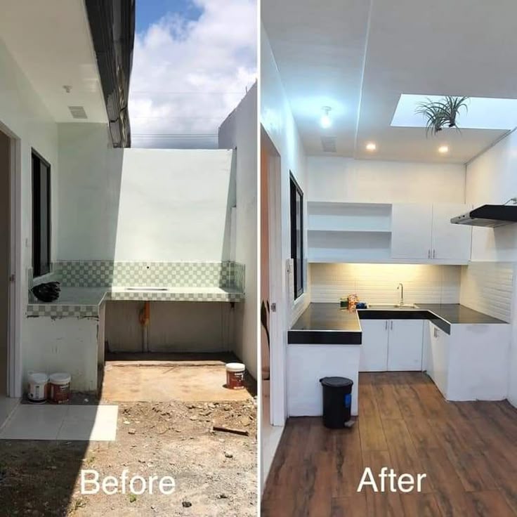 Pembuatan Dapur di Belakang Rumah